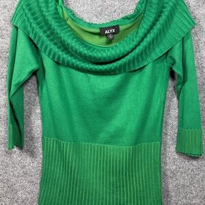 Alyx Vibrant Green Cowl Neck Sweater